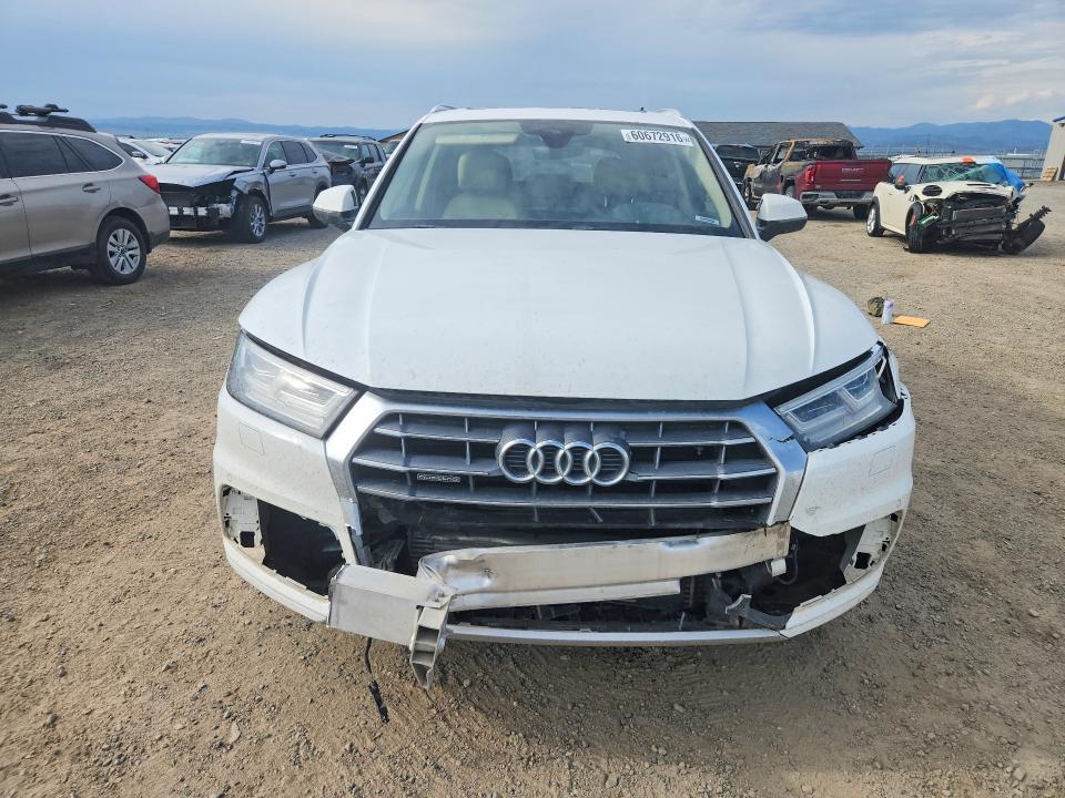 2018 Audi Q5 VIN WA1BNAFY7J2074612 COPART salvage auction — FRONT END, Mt - Certificate Of Title, sold $2,650 on 2026-07-28 (photo 5)