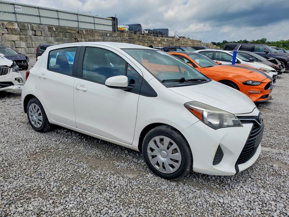 2015 Toyota Yaris VIN VNKKTUD32FA032521 COPART salvage auction — REAR END, KY - CERT OF TITLE-SALVAGE (P), sold $1,500 on 2026-07-24 (photo 4)