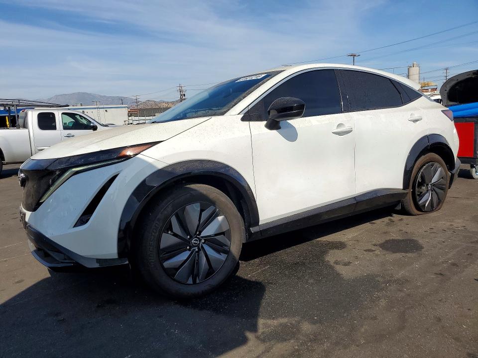 2024 Nissan Ariya VIN JN1AF0BA4RM436545 COPART salvage auction — SIDE, Ca - Salvage Certificate, sold $10,100 on 2026-08-24 (photo 1)