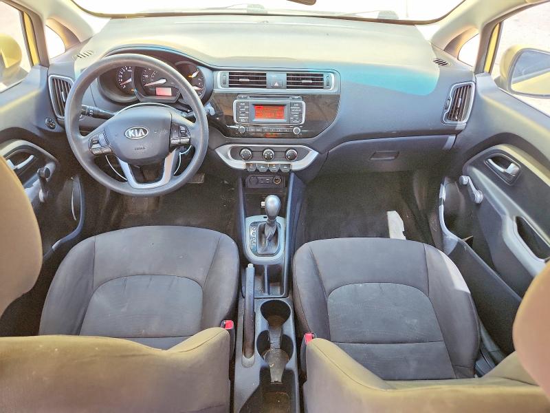 2016 Kia Rio VIN KNADM4A37G6684071 COPART salvage auction — REAR END, Tx - Salvage Vehicle Title, sold $400 on 2026-07-15 (photo 8)