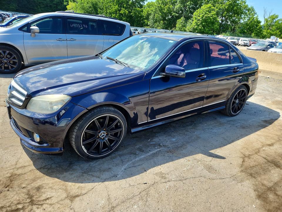 2010 Mercedes-benz C class VIN WDDGF8BB9AR124085 COPART salvage auction — MINOR DENT/SCRATCHES, NY - CERTIFICATE OF TITLE, sold $500 on 2026-07-19 (photo 1)