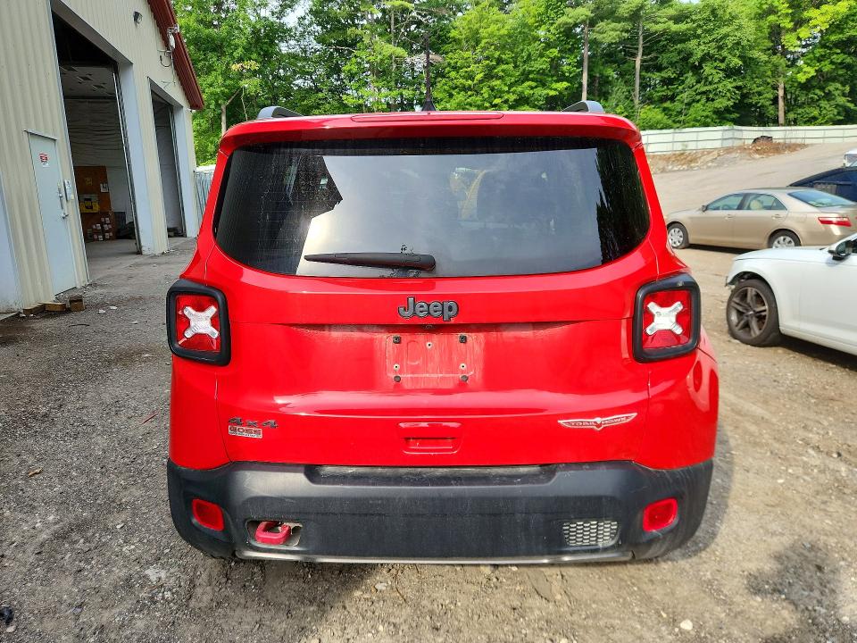 2021 Jeep Renegade VIN ZACNJDC11MPM95062 COPART salvage auction — FRONT END, Vt - Cert Of Title-Salvage Vehicle, sold $2,050 on 2026-08-03 (photo 6)