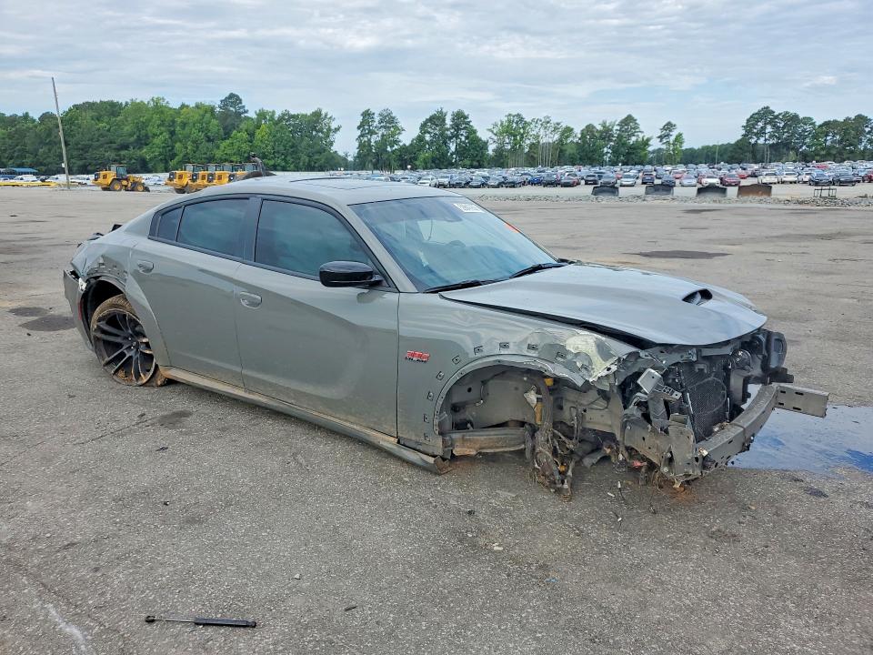 2023 Dodge Charger VIN 2C3CDXGJ1PH701892 COPART salvage auction — FRONT END, Nc - Salvage Certificate Of Title, sold $7,000 on 2026-09-01 (photo 4)