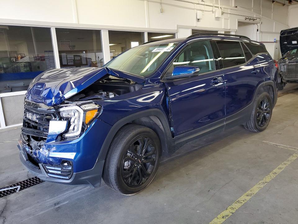 2022 Gmc Terrain VIN 3GKALVEV0NL200047 COPART salvage auction — FRONT END, Wa - Bill Of Sale, sold $6,400 on 2026-07-24 (photo 1)