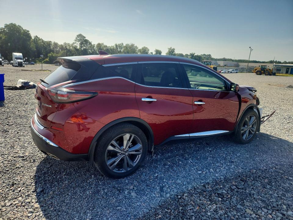 2024 Nissan Murano VIN 5N1AZ2DJ2RC122682 COPART salvage auction — FRONT END, Ga - Cert Of Title-Salvage, sold $7,800 on 2026-08-25 (photo 3)