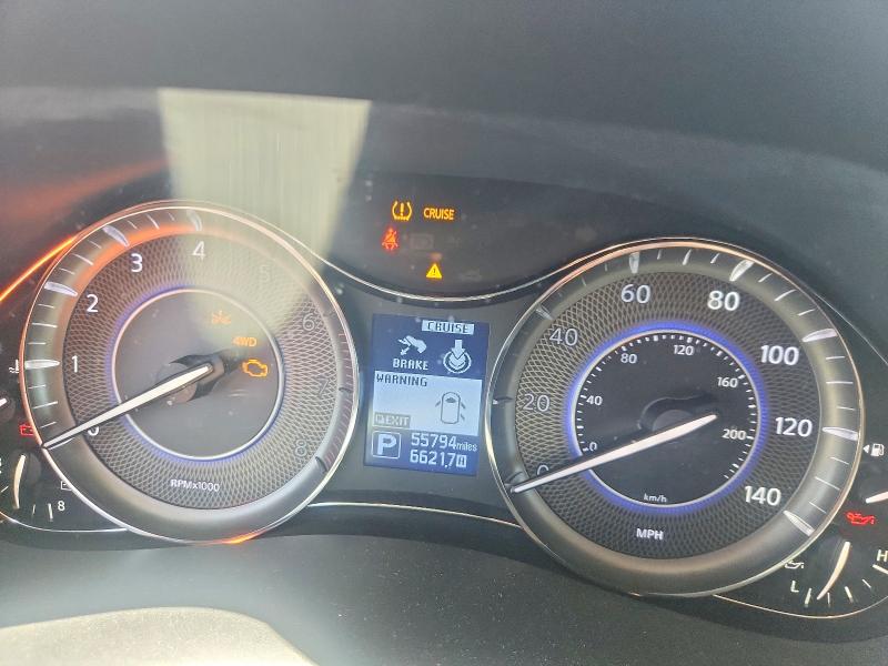 2019 Infiniti Qx80 VIN JN8AZ2NE0K9231574 COPART salvage auction — FRONT END, Ny - Mv-907A Salvage Certificate, sold $10,300 on 2026-08-13 (photo 9)