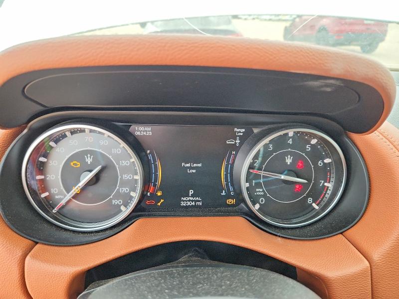 2021 Maserati Levante VIN ZN661YUAXMX359666 COPART salvage auction — FRONT END, Tx - Cert Of Title-Rebuilt Salvage (P), sold $6,200 on 2026-08-20 (photo 9)