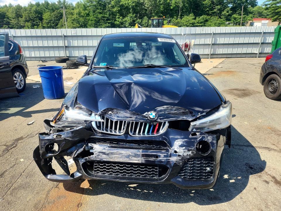 2016 BMW X4 VIN 5UXXW5C52G0N91572 COPART salvage auction — FRONT END, Wv - Salvage Certificate, sold $1,900 on 2026-07-30 (photo 5)