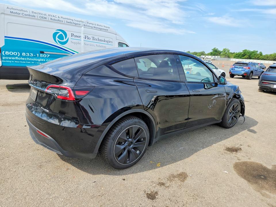 2023 Tesla Model y VIN 7SAYGDEE8PA100580 COPART salvage auction — FRONT END, Ny - Mv-907A Salvage Certificate, sold $10,500 on 2026-07-15 (photo 3)