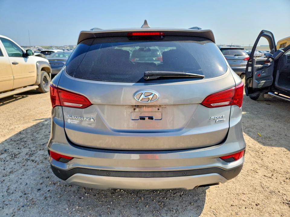 2017 Hyundai Santa fe VIN 5XYZUDLB1HG455350 COPART salvage auction — SIDE, Ab - Bos - Salvage, sold $2,000 on 2026-07-23 (photo 6)