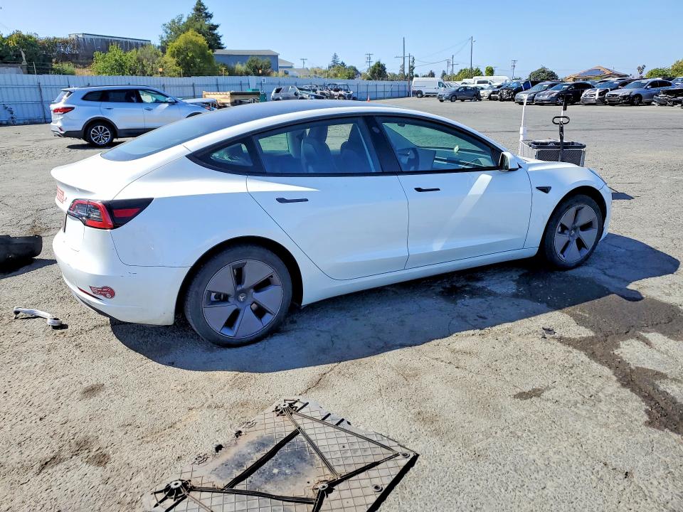2023 Tesla VIN 5YJ3E1EA3PF513051 COPART salvage auction — FRONT END, Ca - Salvage Certificate, sold $10,500 on 2026-07-17 (photo 3)