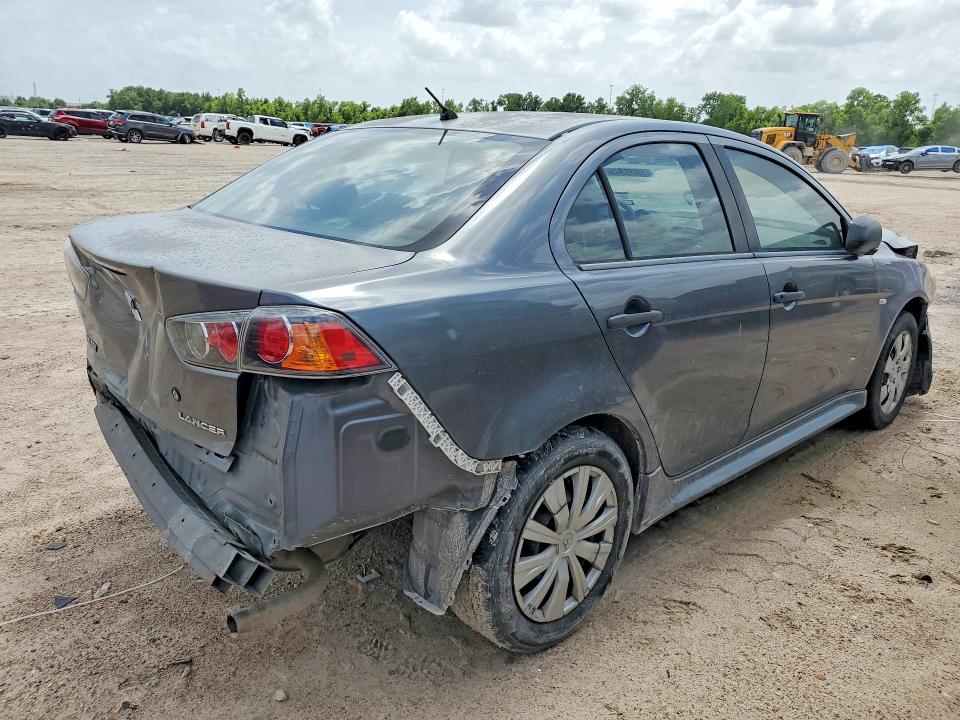 2010 Mitsubishi Lancer VIN JA32U1FU9AU032659 COPART salvage auction — FRONT END, Tx - Salvage Vehicle Title, sold $225 on 2026-07-21 (photo 3)