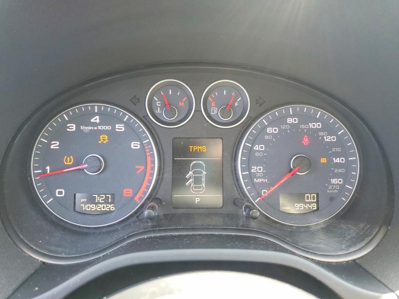 2012 Audi A3 VIN WAUBEAFM9CA167088 COPART salvage auction — SIDE, Ca - Dis/Dlr/Exp Only Clean Title, sold $1,100 on 2026-07-17 (photo 9)