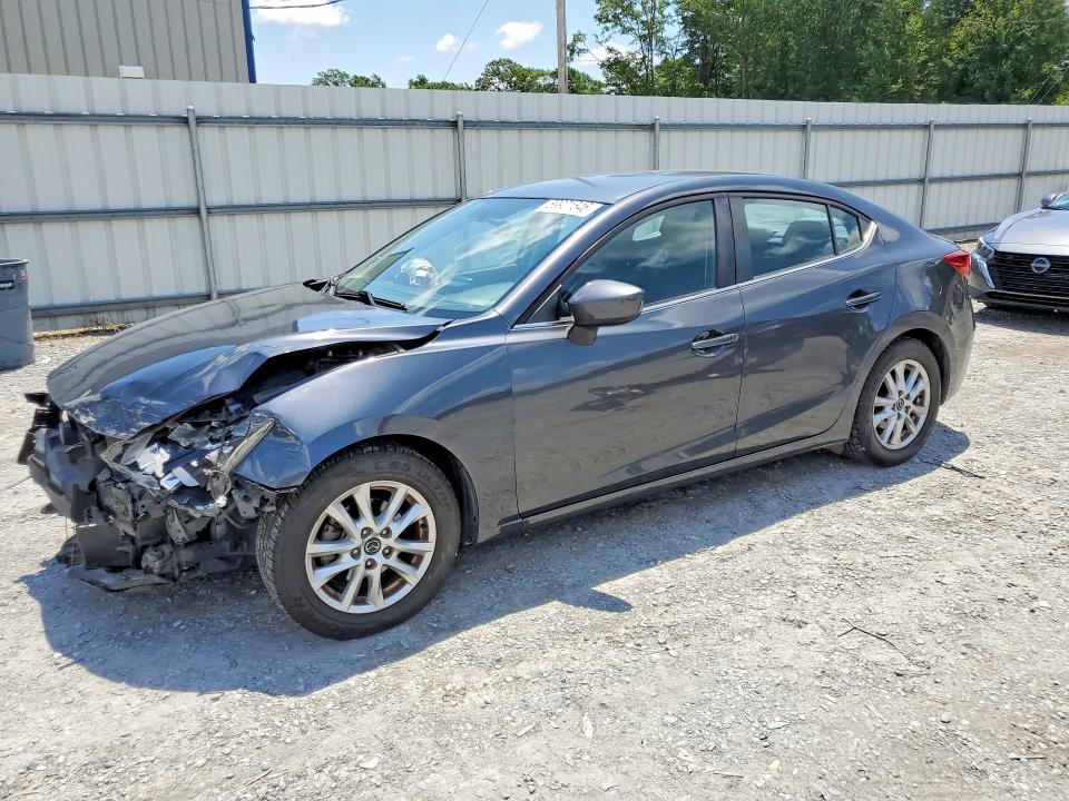 2016 Mazda 3 VIN JM1BM1U79G1303437 COPART salvage auction — FRONT END, SC - DEALER ONLY SALVAGE TITLE, sold $925 on 2026-07-15 (photo 1)
