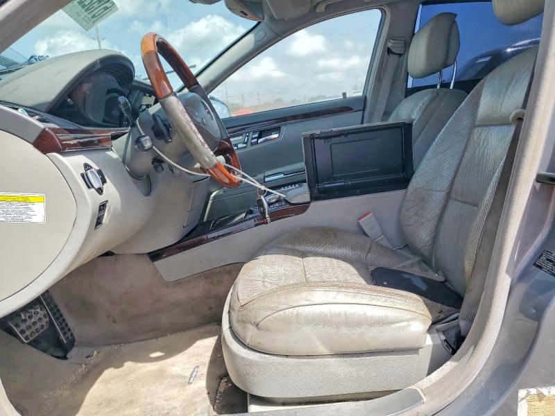 2012 Mercedes-benz S-klasse VIN WDDNG7DB4CA437719 COPART salvage auction — FRONT END, Tx - Certificate Of Title, sold $750 on 2026-07-30 (photo 7)