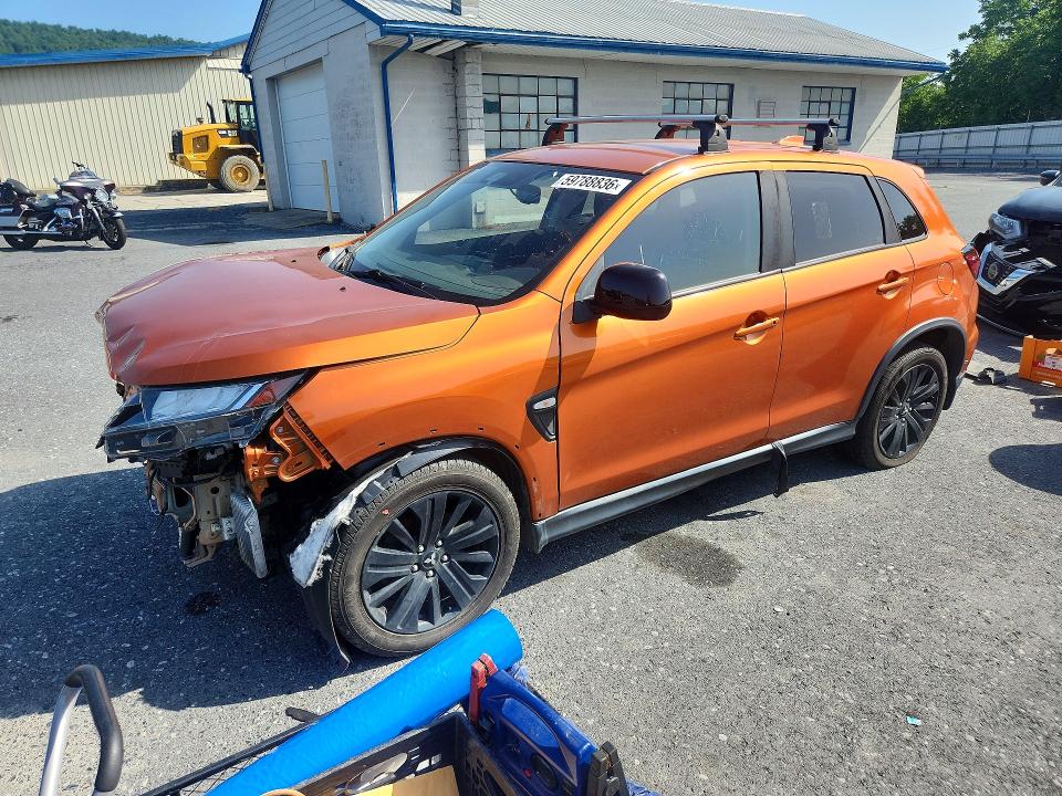 2021 Mitsubishi VIN JA4ARUAU8MU008231 COPART salvage auction — FRONT END, IN - CERTIFICATE OF TITLE, sold $1,400 on 2026-07-28 (photo 1)