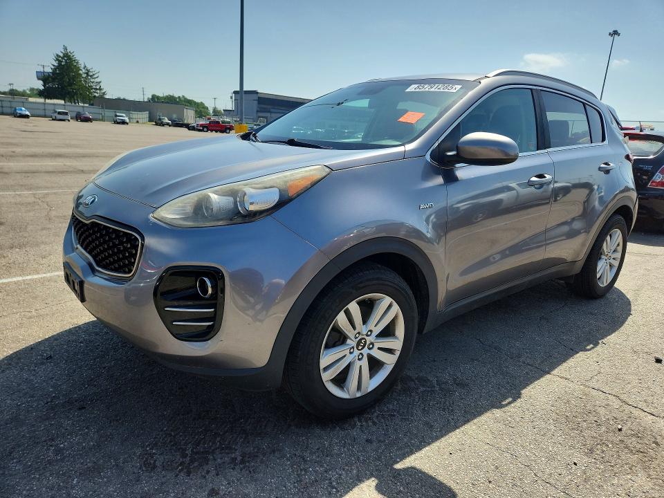 2018 Kia Sportage VIN KNDPMCAC8J7379075 COPART salvage auction — REAR END, Oh - Cert Of Title-Salvage, sold $1,450 on 2026-07-22 (photo 1)