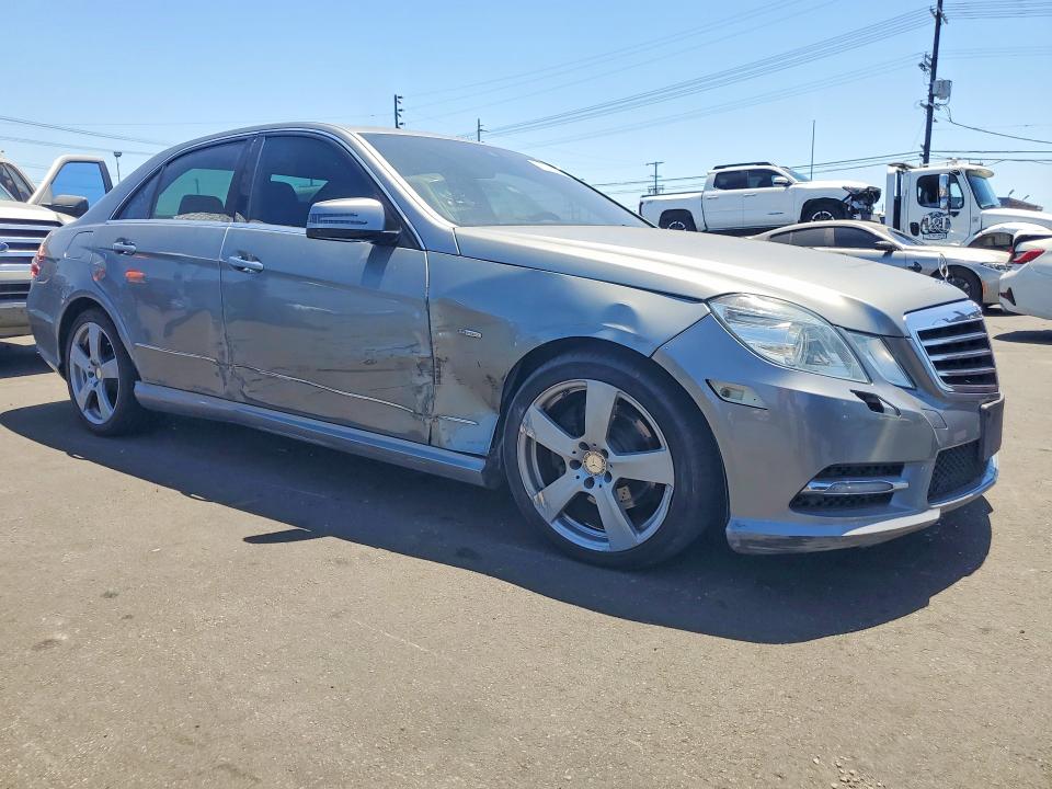 2012 Mercedes-benz E-klasse VIN WDDHF5KBXCA608836 COPART salvage auction — FRONT END, Ca - Cert Of Title-Salvaged, sold $250 on 2026-07-22 (photo 4)