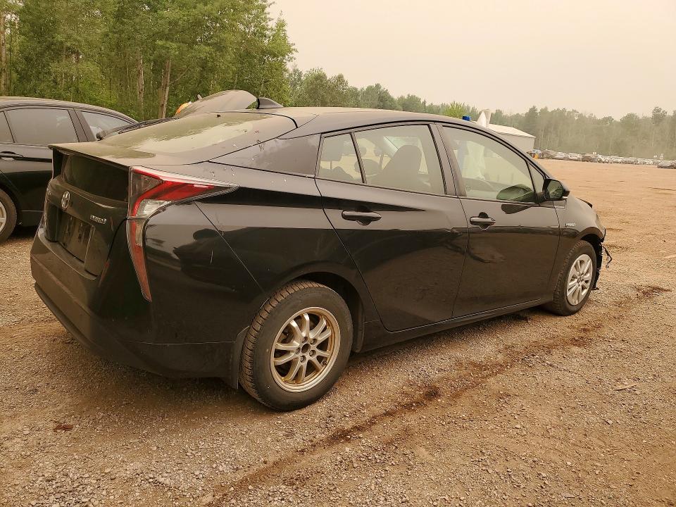 2016 Toyota Prius VIN JTDKBRFU0G3019321 COPART salvage auction — FRONT END, ON - PERMIT NO BRAND - UNFIT, sold $1,850 on 2026-07-28 (photo 3)