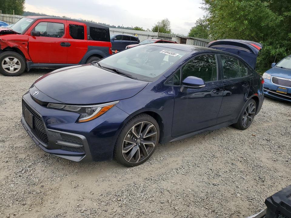 2020 Toyota Corolla VIN JTDM4RCE1LJ013825 COPART salvage auction — REAR END, Wa - Bill Of Sale, sold $950 on 2026-07-27 (photo 1)