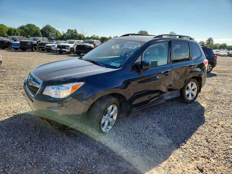 2016 Subaru Forester VIN JF2SJADC7GH515557 COPART salvage auction — SIDE, NY - MV-907A SALVAGE CERTIFICATE, sold $900 on 2026-07-27 (photo 1)