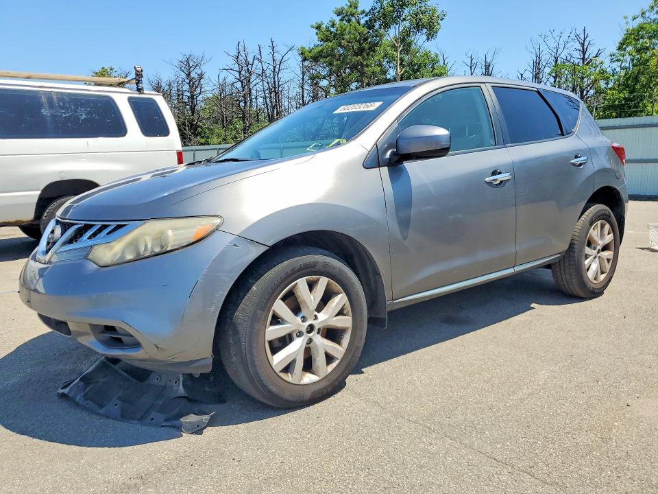 2013 Nissan Murano VIN JN8AZ1MW0DW304404 COPART salvage auction — FRONT END, Ny - Mv-907A Salvage Certificate, sold $400 on 2026-07-20 (photo 1)