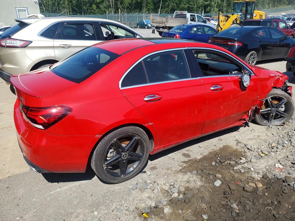 2019 Mercedes-benz A-klasse VIN WDD3G4FB2KW013654 COPART salvage auction — FRONT END, Pa - Certificate Of Salvage, sold $4,100 on 2026-08-05 (photo 3)
