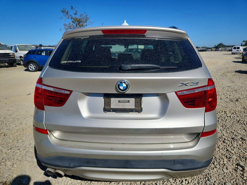 2017 BMW X3 VIN 5UXWX9C36H0T22202 COPART salvage auction — MECHANICAL, CA - SALVAGE CERTIFICATE, sold $200 on 2026-07-28 (photo 6)
