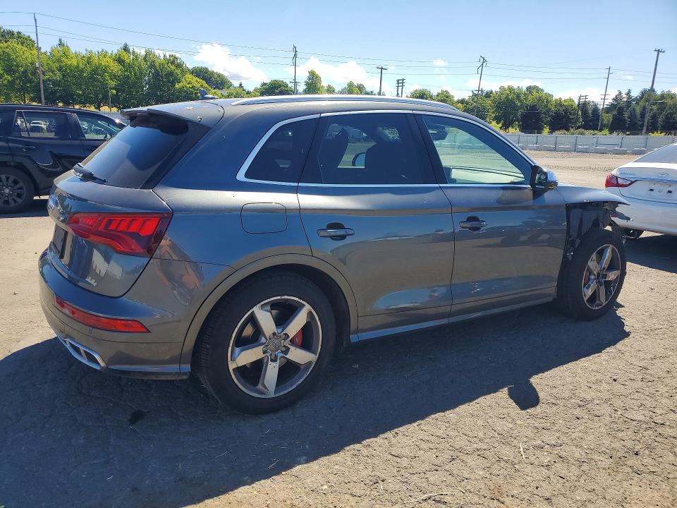 2018 Audi Sq5 VIN WA1A4AFY7J2219467 COPART salvage auction — FRONT END, Or - Salvage Title Certificate, sold $7,900 on 2026-08-24 (photo 3)