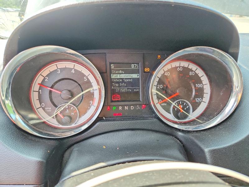 2012 Dodge Caravan VIN 2C4RDGDG3CR172142 COPART salvage auction — FRONT END, Ma - Cert Of Title-Reconstrctd Coll, sold $250 on 2026-07-27 (photo 9)