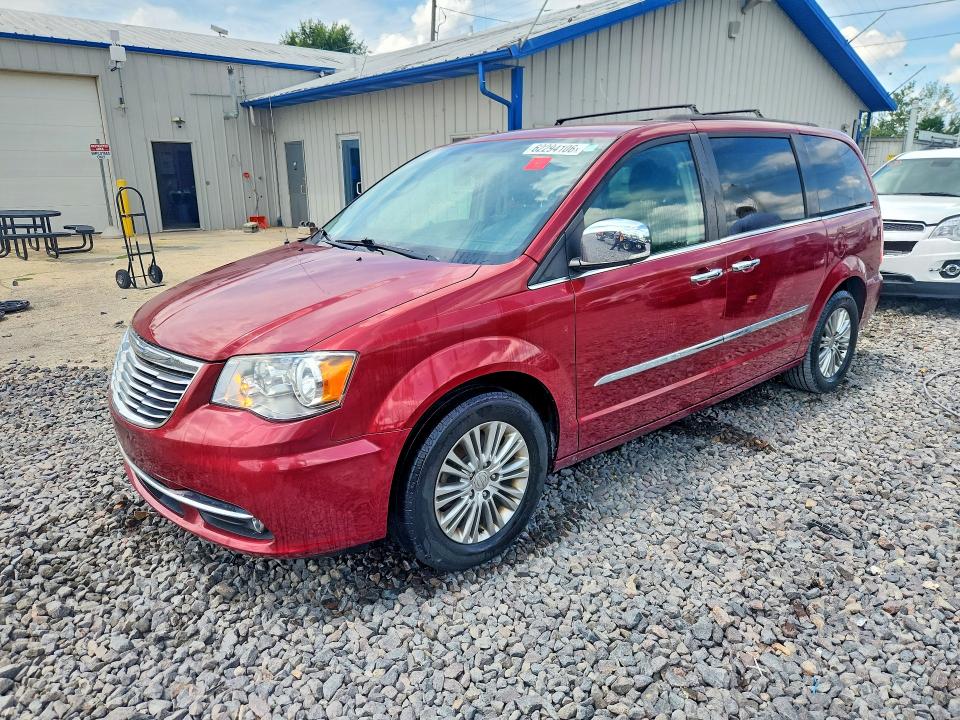 2015 Chrysler Voyager VIN 2C4RC1CGXFR574097 COPART salvage auction — FRONT END, Il - Salvage Certificate, sold $200 on 2026-08-24 (photo 1)