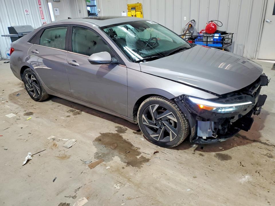 2025 Hyundai Elantra VIN KMHLP4DG4SU026163 COPART salvage auction — FRONT END, Md - Certificate Of Title (P), sold $6,600 on 2026-07-20 (photo 4)