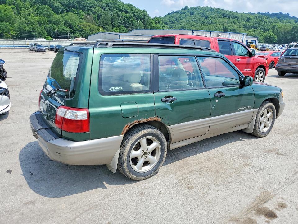 2002 Subaru Forester VIN JF1SF65522H738035 COPART salvage auction — FRONT END, PA - CERTIFICATE OF SALVAGE, sold $400 on 2026-07-16 (photo 3)