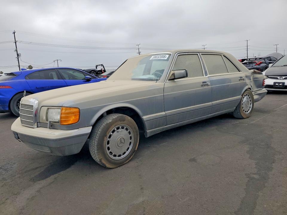 1988 Mercedes-benz 560 VIN WDBCA39D7JA398223 COPART salvage auction — REAR END, Ca - Salvage Certificate, sold $4,100 on 2026-07-13 (photo 1)