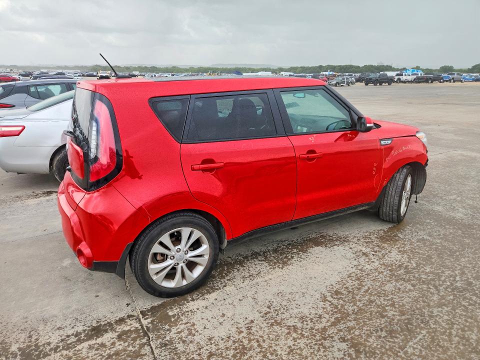 2016 Kia Soul VIN KNDJX3A55G7837923 COPART salvage auction — FRONT END, Tx - Salvage Vehicle Title, sold $1,600 on 2026-07-23 (photo 3)