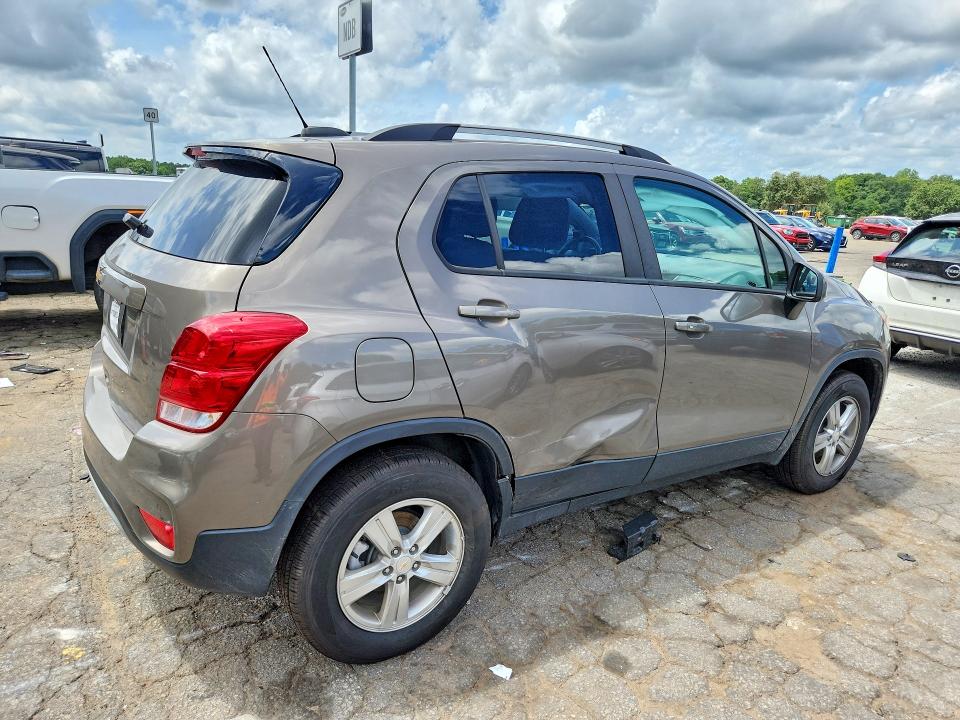 2021 Chevrolet Trax VIN KL7CJPSB9MB349506 COPART salvage auction — SIDE, Ga - Cert Of Title-Salvage, sold $1,400 on 2026-07-31 (photo 3)