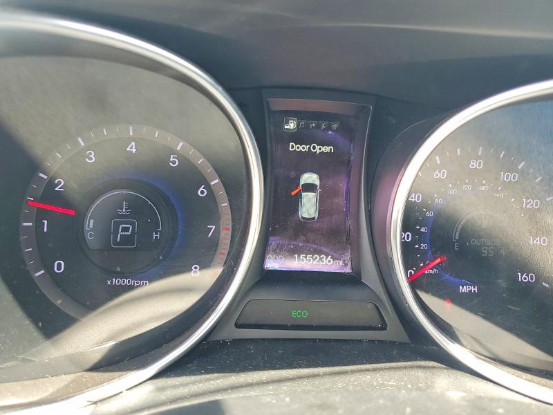2015 Hyundai Santa fe VIN KM8SRDHF8FU129535 COPART salvage auction — FRONT END, Oh - Certificate Of Title, sold $100 on 2026-07-16 (photo 9)