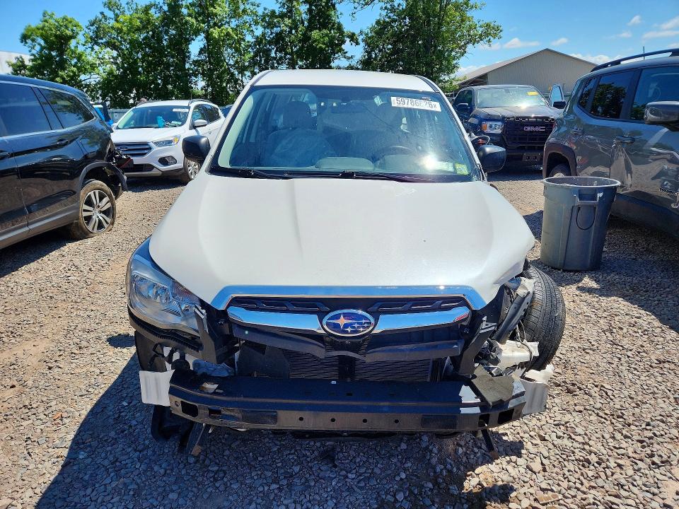 2017 Subaru Forester VIN JF2SJAAC4HH503341 COPART salvage auction — FRONT END, Ny - Mv-907A Salvage Certificate, sold $425 on 2026-07-13 (photo 5)