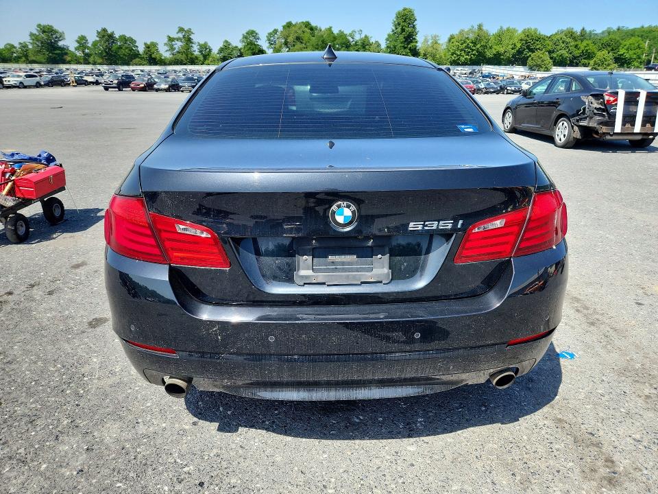 2011 BMW 5 series VIN WBAFR7C58BC267515 COPART salvage auction — FRONT END, Pa - Certificate Of Salvage, sold $3,050 on 2026-08-04 (photo 6)