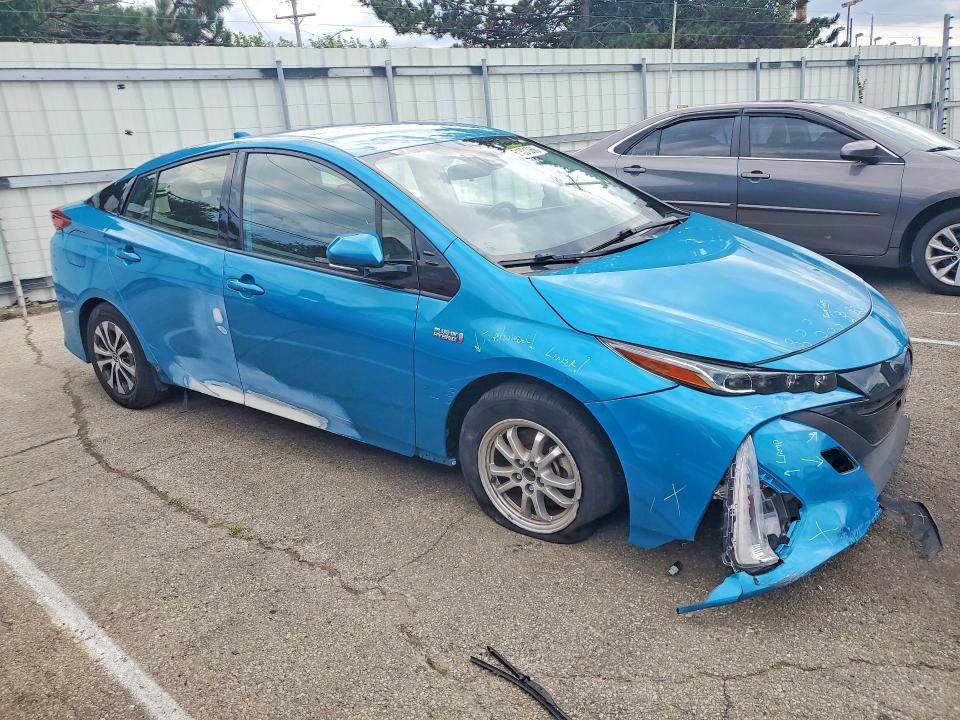 2020 Toyota Prius prime VIN JTDKARFP8L3138662 COPART salvage auction — FRONT END, Oh - Cert Of Title-Salvage, sold $625 on 2026-07-29 (photo 4)