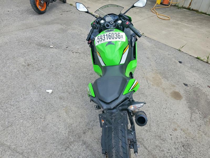 2025 Kawasaki Ex VIN ML5EXGH18SDA39841 COPART salvage auction — FRONT END, Pa - Certificate Of Salvage, sold $2,050 on 2026-07-23 (photo 6)