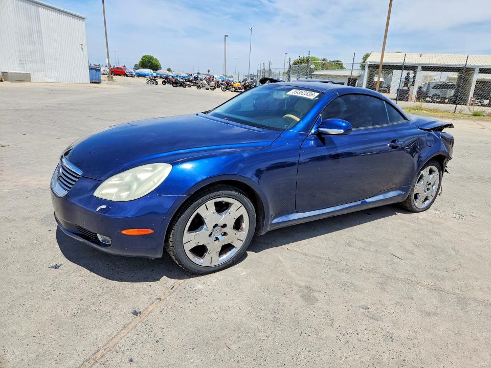 2002 Lexus Sc 430 VIN JTHFN48Y220002542 COPART salvage auction — REAR END, CA - SALVAGE CERTIFICATE, sold $1,050 on 2026-07-20 (photo 1)