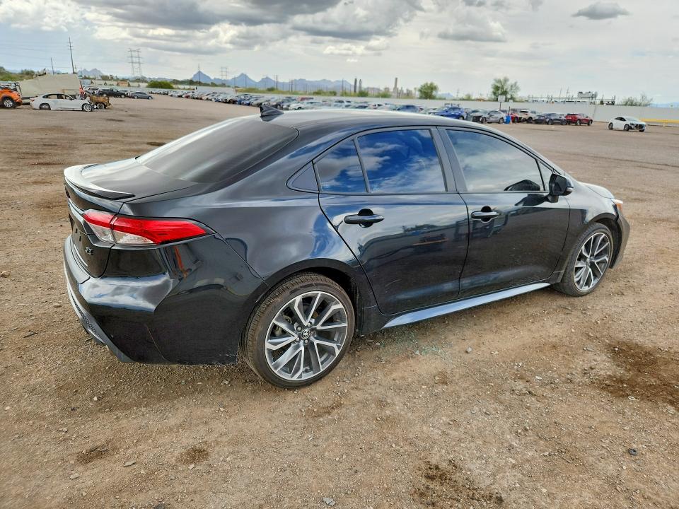 2022 Toyota Corolla VIN 5YFS4MCE1NP121628 COPART salvage auction — VANDALISM, MN - CERTIFICATE OF TITLE, sold $2,900 on 2026-07-24 (photo 3)
