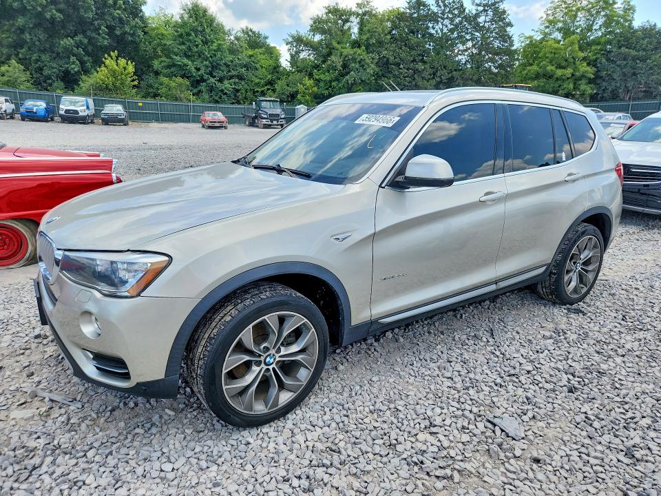 2016 BMW X3 VIN 5UXWY3C55G0N86909 COPART salvage auction — MECHANICAL, Tn - Certificate Of Title, sold $1,850 on 2026-07-21 (photo 1)