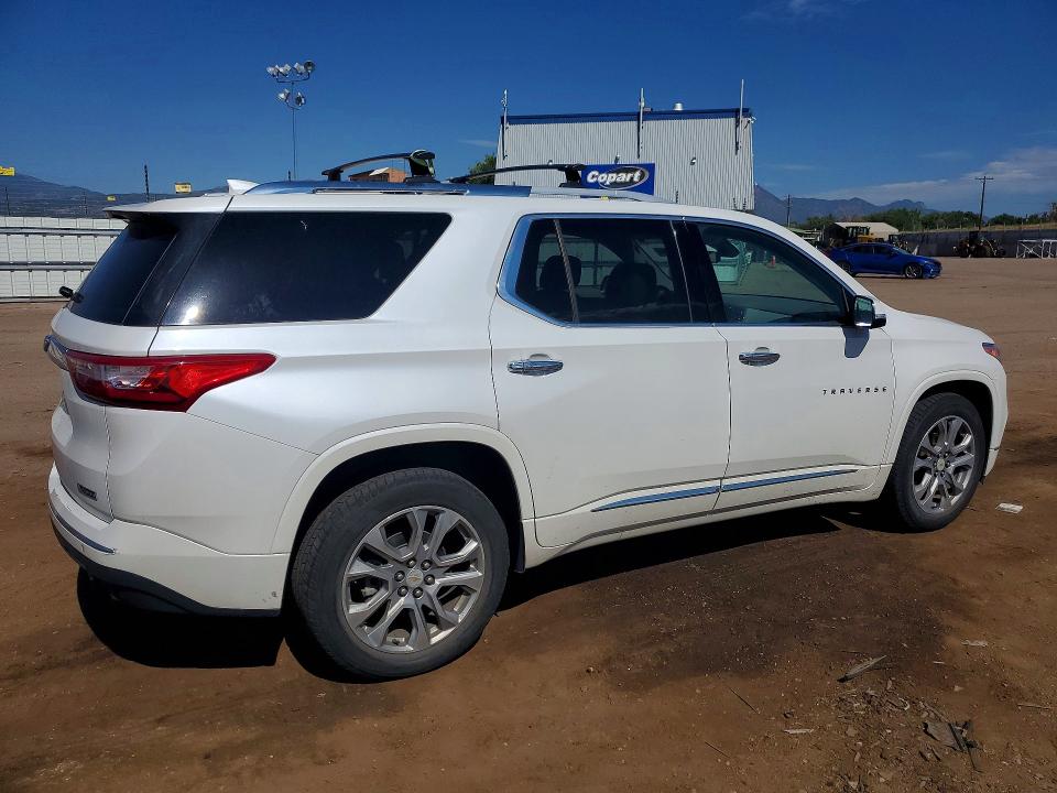 2018 Chevrolet Traverse VIN 1GNEVJKW4JJ148847 COPART salvage auction — FRONT END, Co - Salvage Title, sold $3,750 on 2026-08-03 (photo 3)