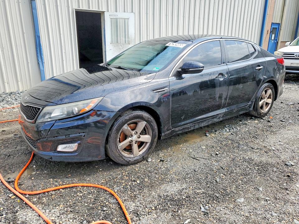 2015 Kia Optima VIN 5XXGM4A77FG441038 COPART salvage auction — FRONT END, VA - CERTIFICATE OF TITLE, sold $400 on 2026-07-27 (photo 1)