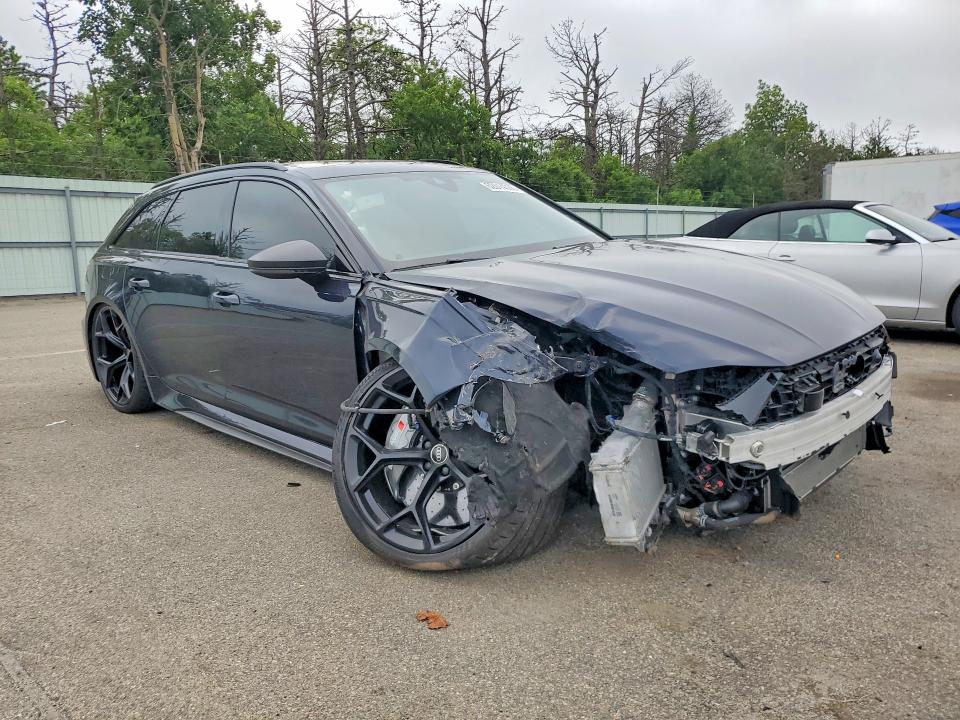 2025 Audi S6 VIN WUA1DBF26SN907521 COPART salvage auction — FRONT END, Ny - Mv-907A Salvage Certificate, sold $51,500 on 2026-08-03 (photo 4)