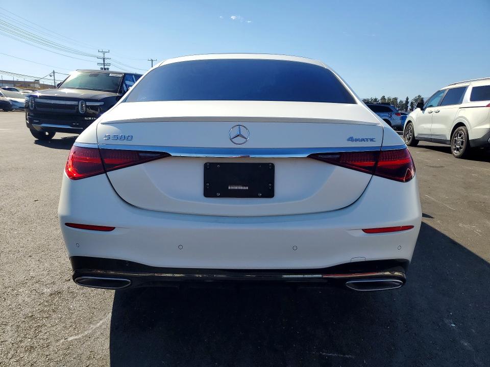 2023 Mercedes-benz S-klasse VIN W1K6G7GB3PA203674 COPART salvage auction — FRONT END, Ca - Dis/Dlr/Exp Only Clean Title (P), sold $58,000 on 2026-07-29 (photo 6)