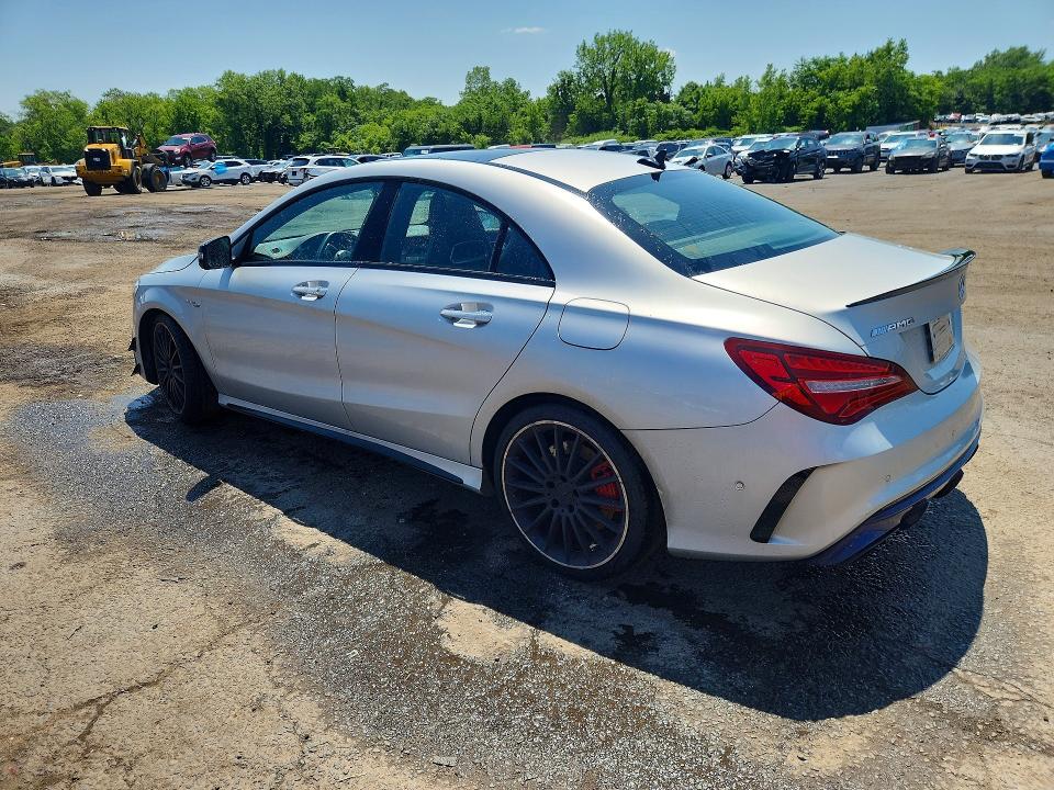 2017 Mercedes-benz Cla-klasse amg VIN WDDSJ5CB4HN430134 COPART salvage auction — FRONT END, Ct - Cert Of Title-Salvage, sold $6,200 on 2026-08-11 (photo 2)