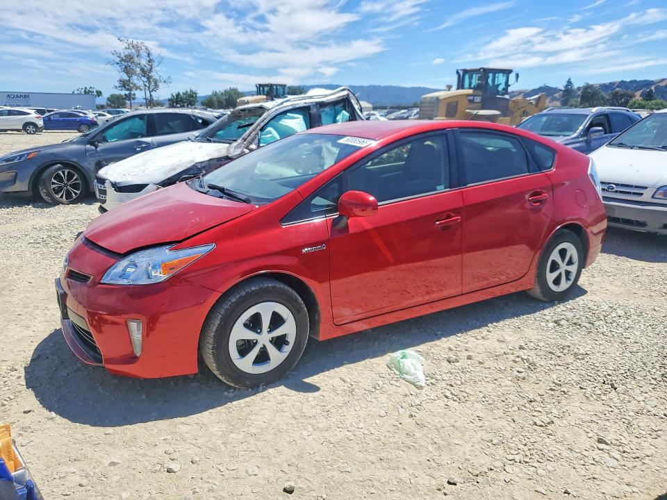 2015 Toyota Prius VIN JTDKN3DU2F0464845 COPART salvage auction — REAR END, Ca - Salvage Certificate, sold $4,500 on 2026-07-16 (photo 1)